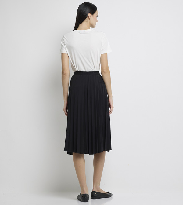 تومي هيلفيغر  تنانير - أسود Midi Skirts