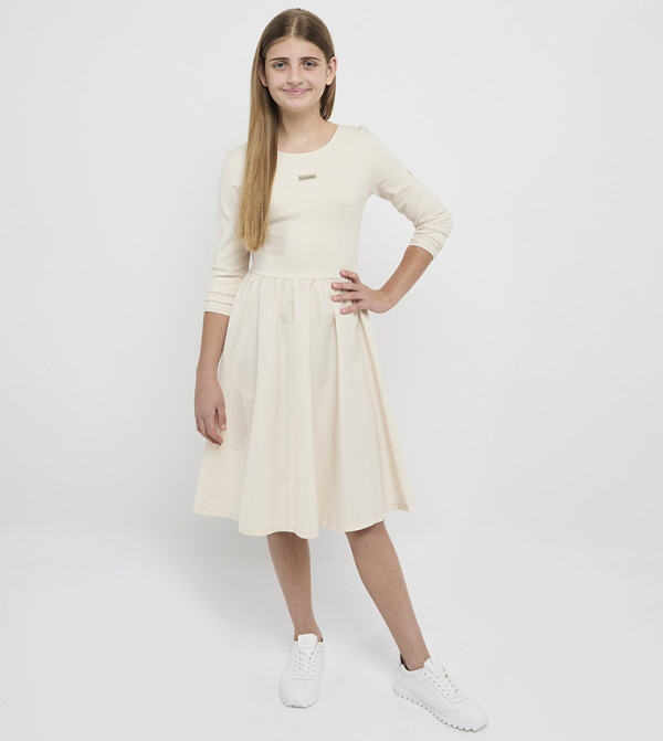 Calvin Klein Jeans Calvin Klein Jeans - Cream Casual Dress