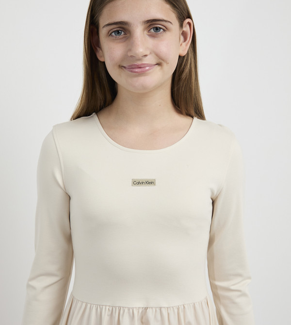 Calvin Klein Jeans Calvin Klein Jeans - Cream Casual Dress