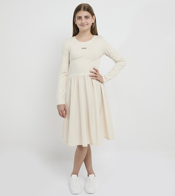 Calvin Klein Jeans Calvin Klein Jeans - Cream Casual Dress