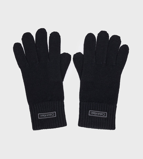 Calvin Klein Gloves - Black Knit