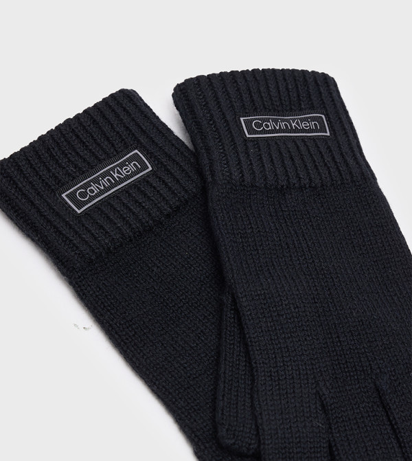 Calvin Klein Gloves - Black Knit