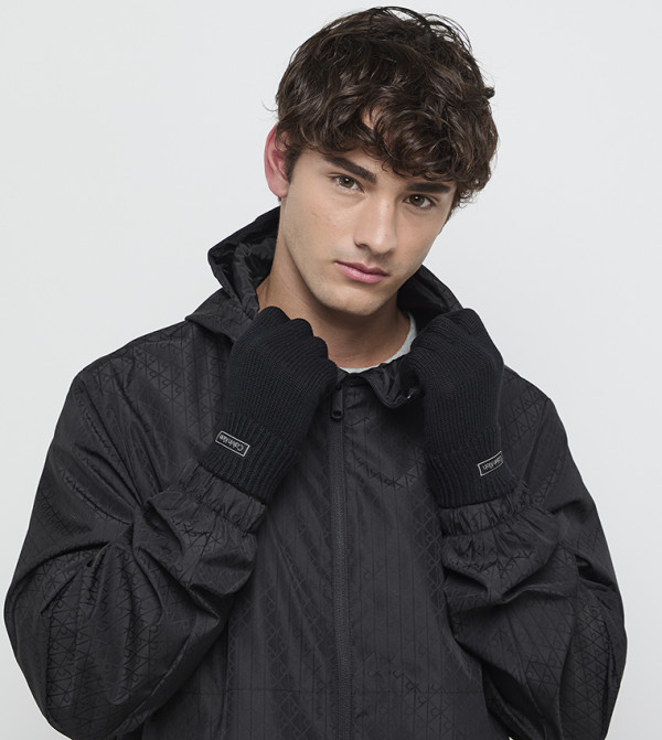 Calvin Klein Gloves - Black Knit