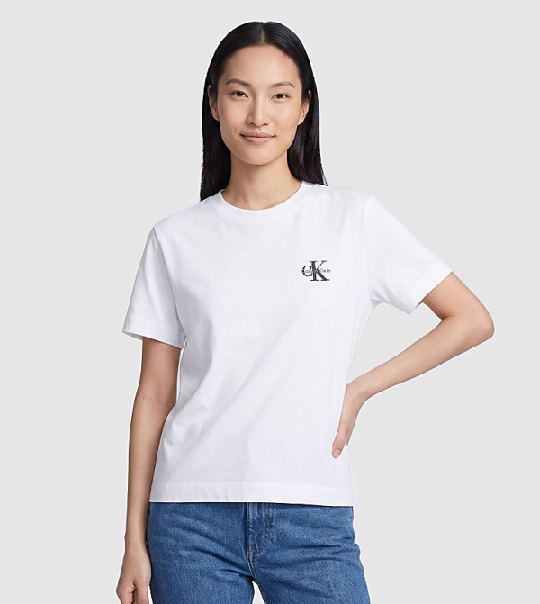 كالفن كلاين جينز كالفن كلاين جينز - أبيض Short Sleeve T-Shirts