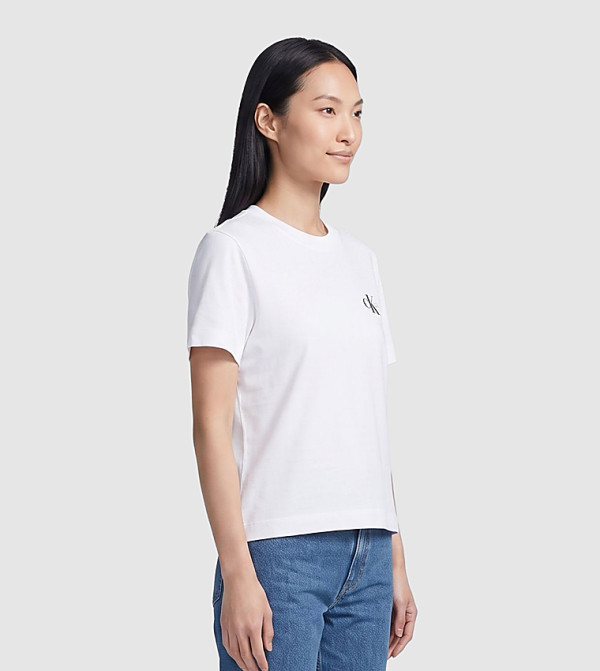 كالفن كلاين جينز كالفن كلاين جينز - أبيض Short Sleeve T-Shirts