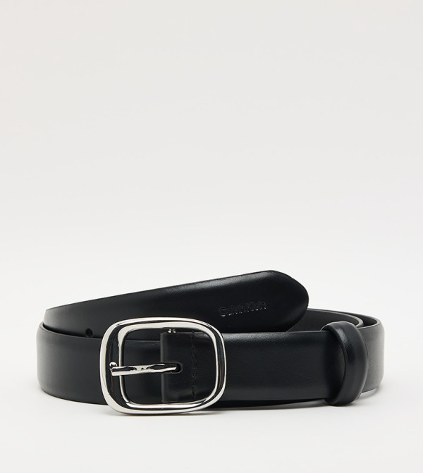 كالفين كلاين  أحزمة - أسود Leather Belts
