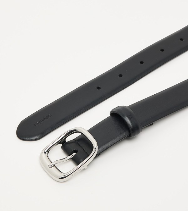 كالفين كلاين  أحزمة - أسود Leather Belts