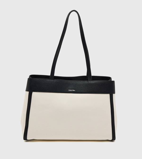 Calvin Klein Calvin Klein - Cream Tote Bags