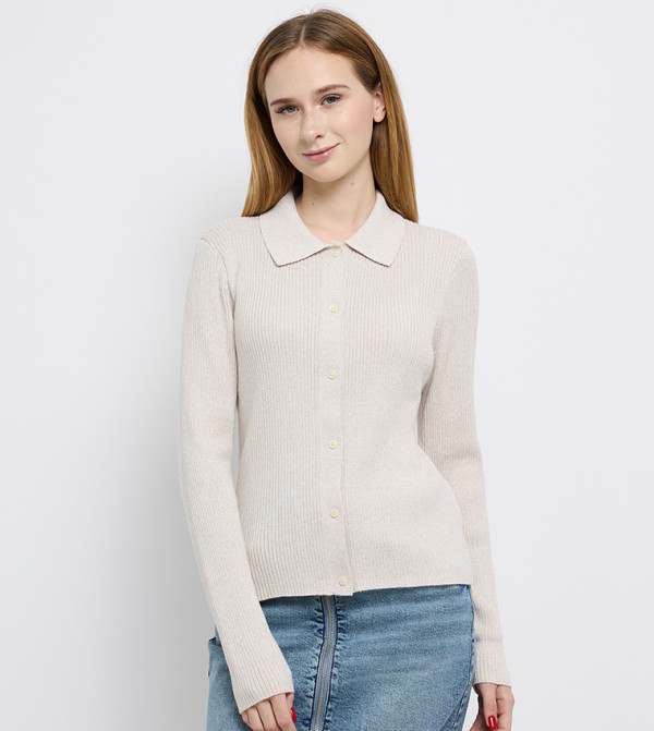 Calvin Klein Jeans  Sweaters & Cardigans - Beige Cardigans
