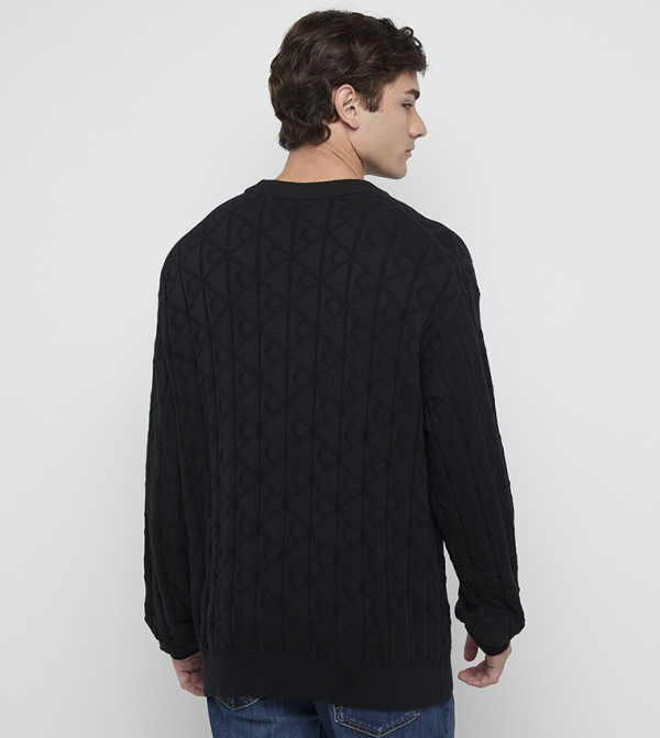 Calvin Klein Jeans  Sweaters & Cardigans - Black Round Neck Sweaters