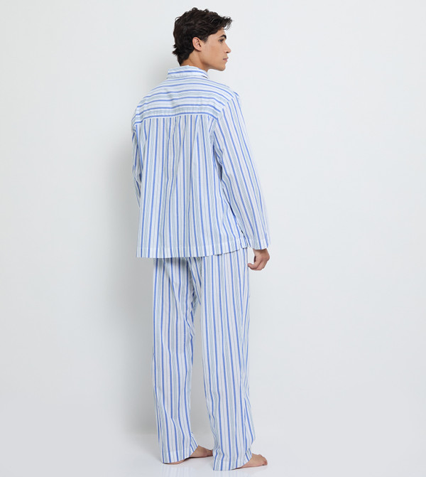 كالفين كلاين  ملابس النوم  - أزرق Pyjama Set