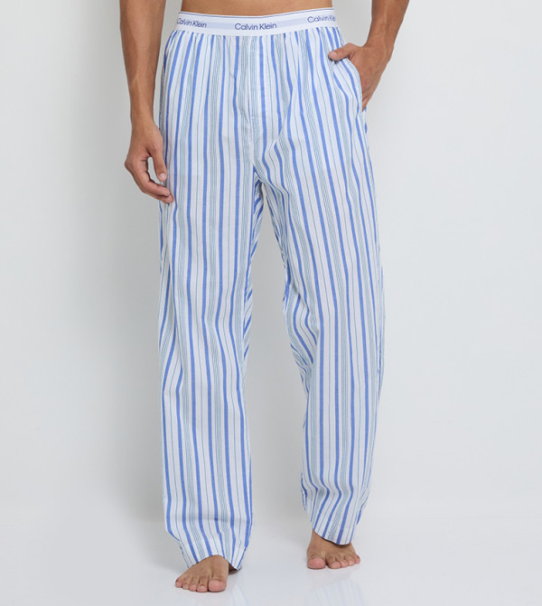 كالفين كلاين  ملابس النوم  - أزرق Pyjama Set