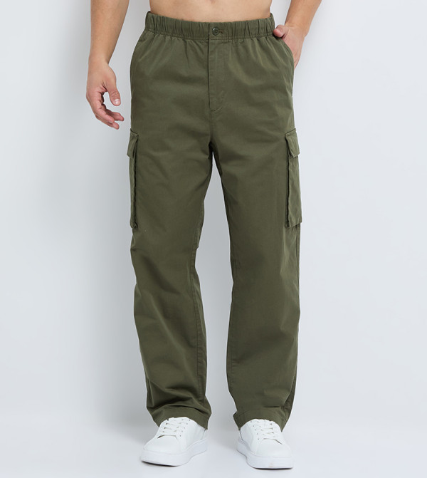 Calvin Klein Jeans  Cargos - Olive Cargos