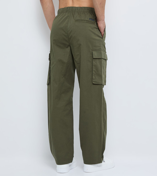 Calvin Klein Jeans  Cargos - Olive Cargos