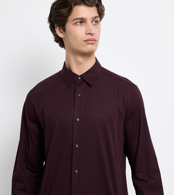 كالفين كلاين كالفين كلاين - بني داكن Long Sleeves