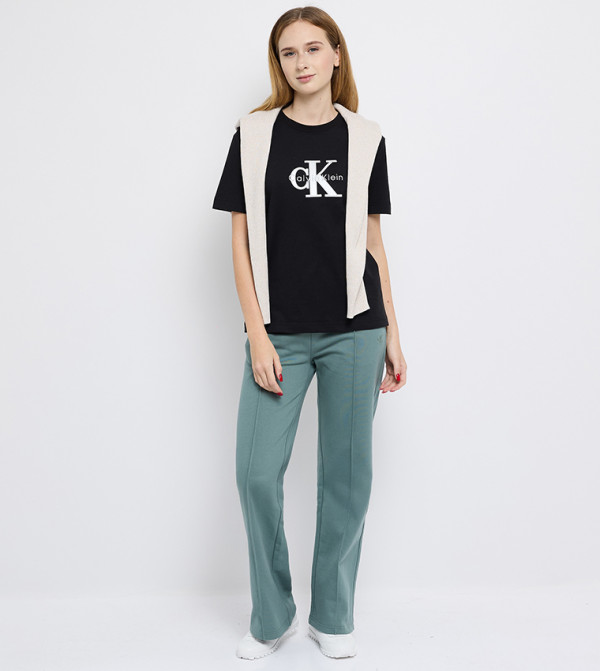 كالفن كلاين جينز  baggy-denim-edit - أخضر Sweatpants