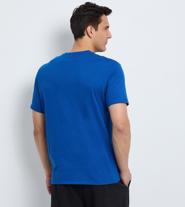 كالفن كلاين جينز كالفن كلاين جينز - أزرق Round Neck T-Shirts