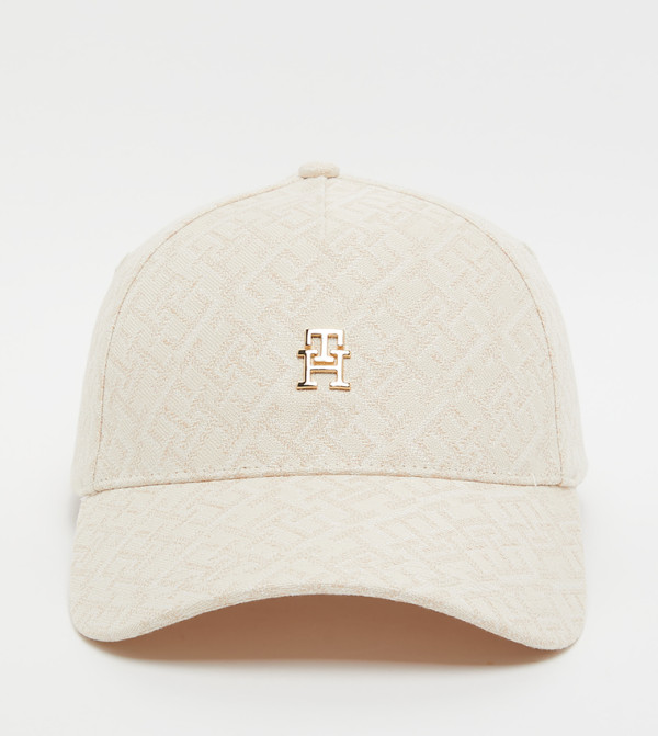 Tommy Hilfiger  Baseball Caps - Cream Leather Belts
