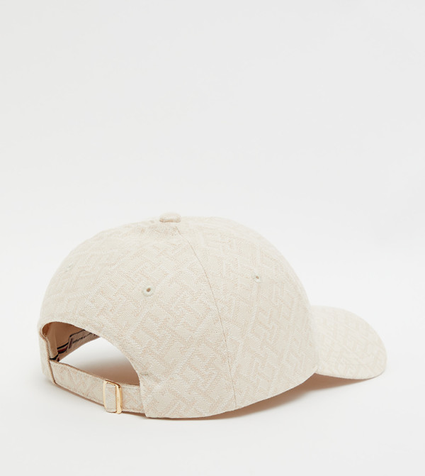 Tommy Hilfiger  Baseball Caps - Cream Leather Belts