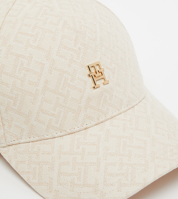 Tommy Hilfiger  Baseball Caps - Cream Leather Belts