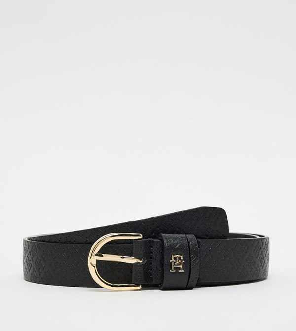 تومي هيلفيغر  أحزمة - أسود Leather Belts