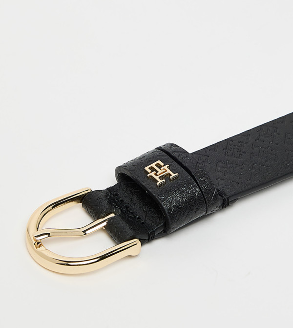تومي هيلفيغر  أحزمة - أسود Leather Belts