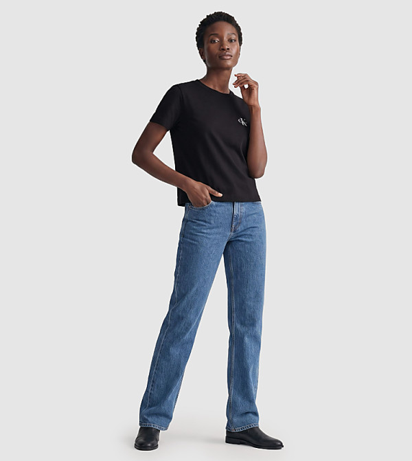 Calvin Klein  Casual T-Shirts - BLACK Short Sleeve T-Shirts