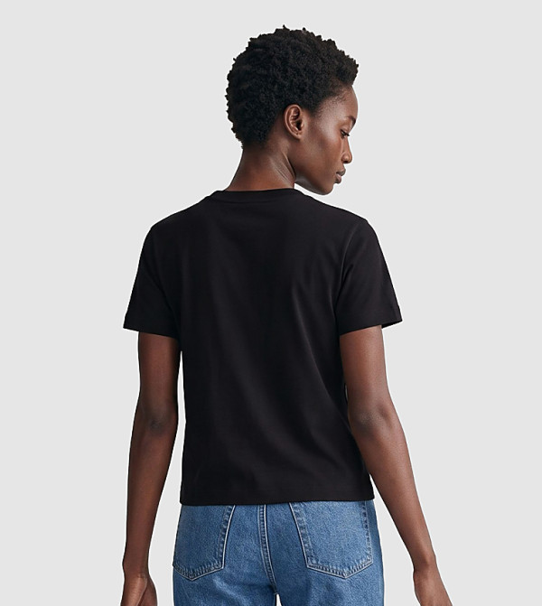 Calvin Klein  Casual T-Shirts - BLACK Short Sleeve T-Shirts
