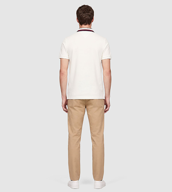 Tommy Hilfiger  T-Shirts - Cream Polo T-shirts