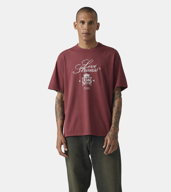Levi's Levi's - Red Round Neck T-Shirts