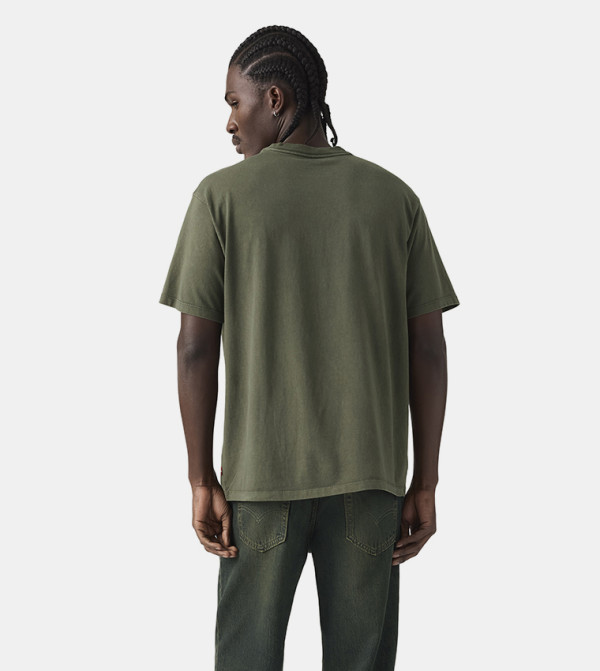 Levi's Levi's - Green Round Neck T-Shirts