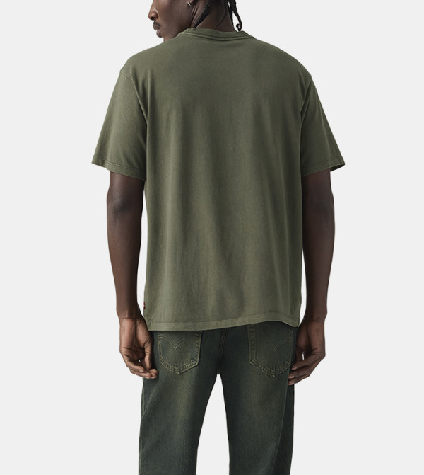 Levi's Levi's - Green Round Neck T-Shirts