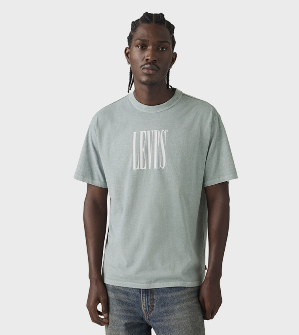 Levi's Levi's - Green Round Neck T-Shirts