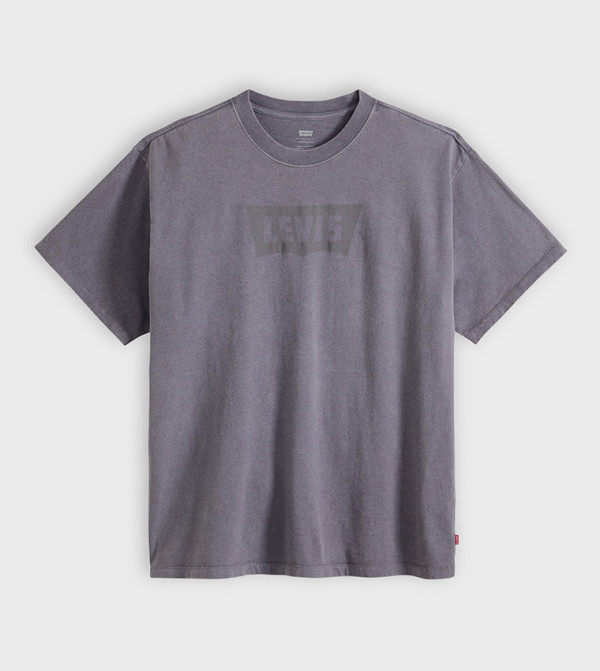 Levi's  Clothing - Grey Round Neck T-Shirts