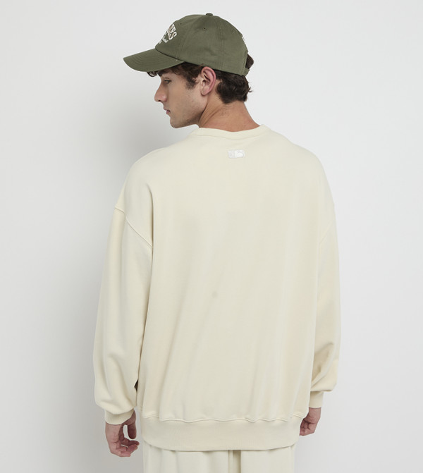MLB  Hoodies & Sweatshirts - Cream Sweatshirts