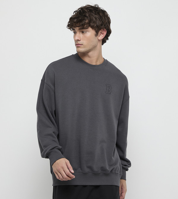 MLB  Hoodies & Sweatshirts - Charcoal Sweatshirts