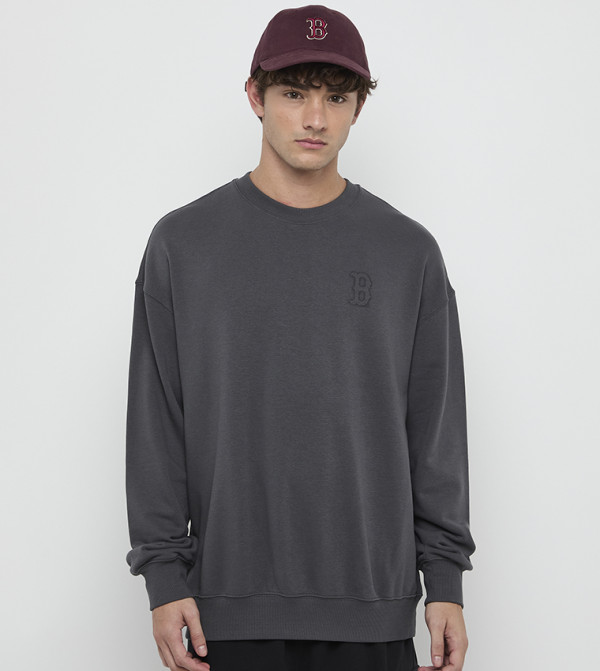 MLB  Hoodies & Sweatshirts - Charcoal Sweatshirts