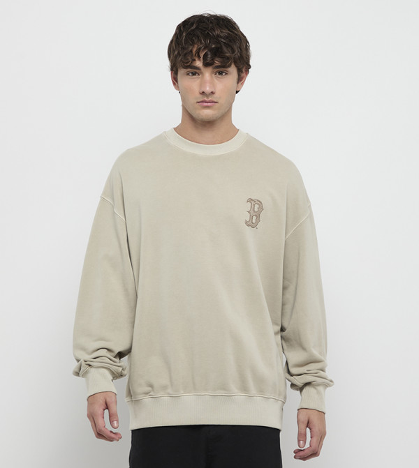 MLB  Hoodies & Sweatshirts - Beige Sweatshirts