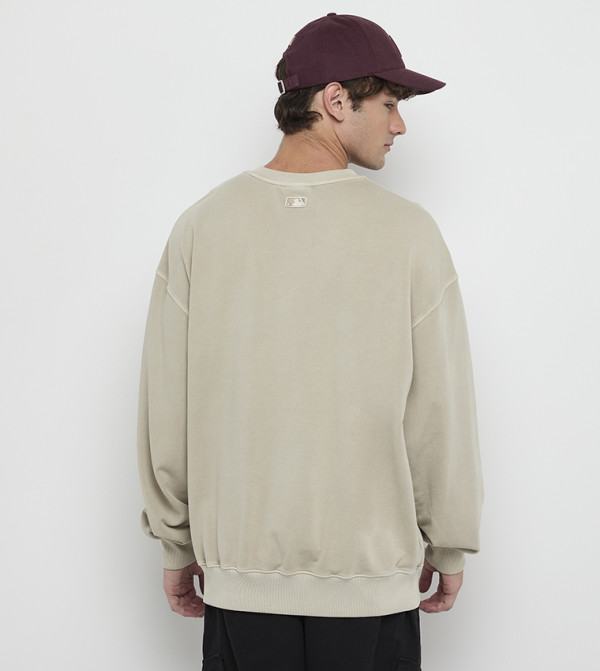 MLB  Hoodies & Sweatshirts - Beige Sweatshirts