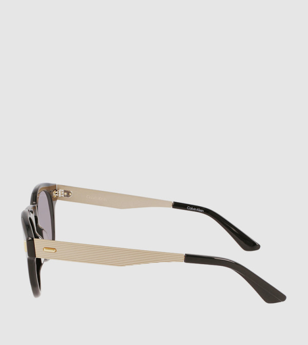 كالفين كلاين  نظارات شمسية دائرية - أسود Round Sunglasses