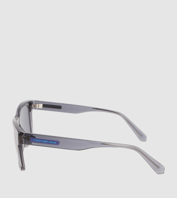 كالفن كلاين جينز  نظارات شمسية مربعة - رمادي Square Sunglasses