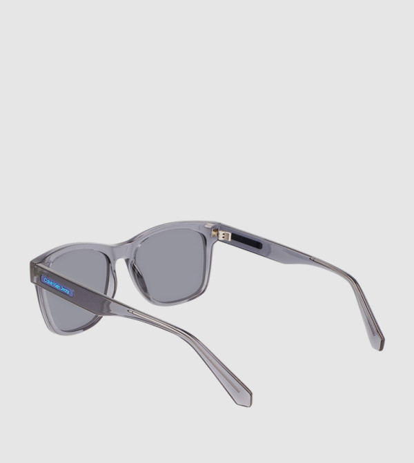 كالفن كلاين جينز  نظارات شمسية مربعة - رمادي Square Sunglasses