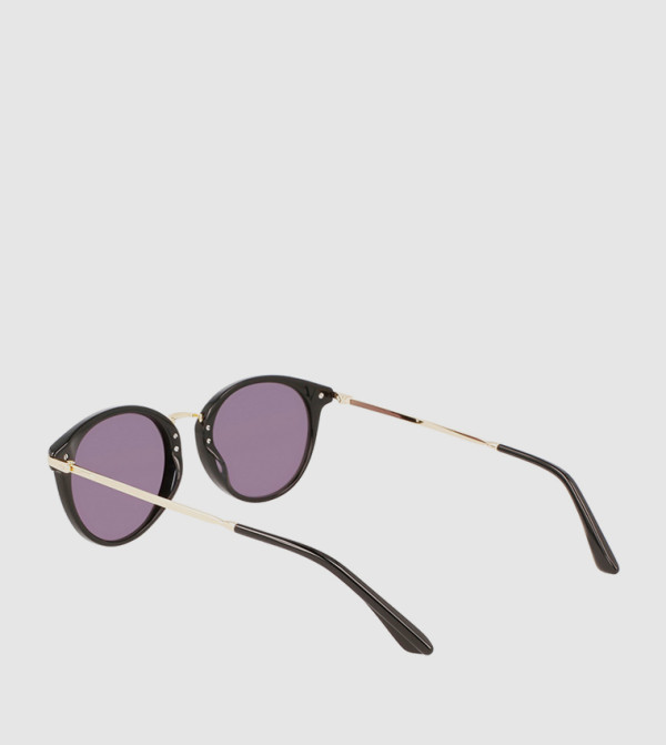 كالفين كلاين  نظارات شمسية دائرية - أسود Round Sunglasses
