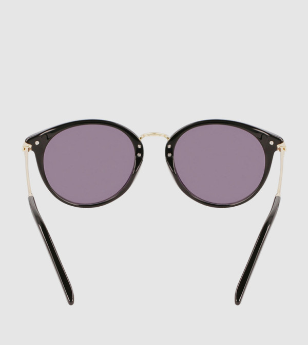 كالفين كلاين  نظارات شمسية دائرية - أسود Round Sunglasses