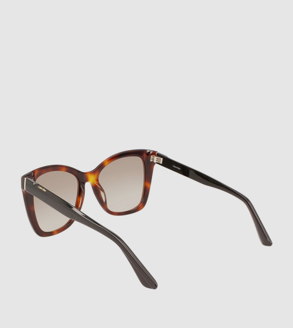 Calvin Klein  Square Sunglasses - Brown Square Sunglasses