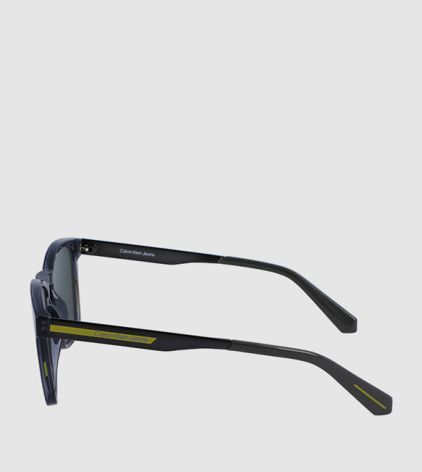 كالفن كلاين جينز  نظارات شمسية مربعة - رمادي Square Sunglasses