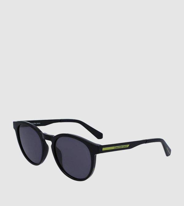 Calvin Klein Jeans  Round Sunglasses - Black Round Sunglasses