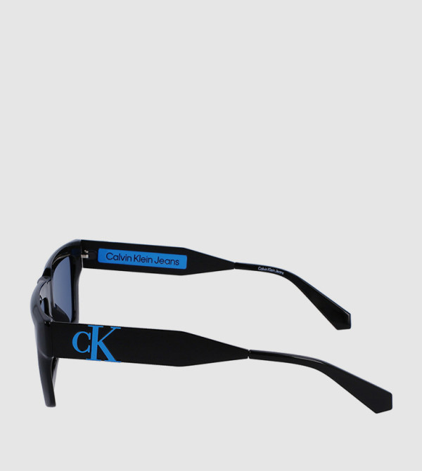 Calvin Klein Jeans Square Sunglasses - Blue Square Sunglasses
