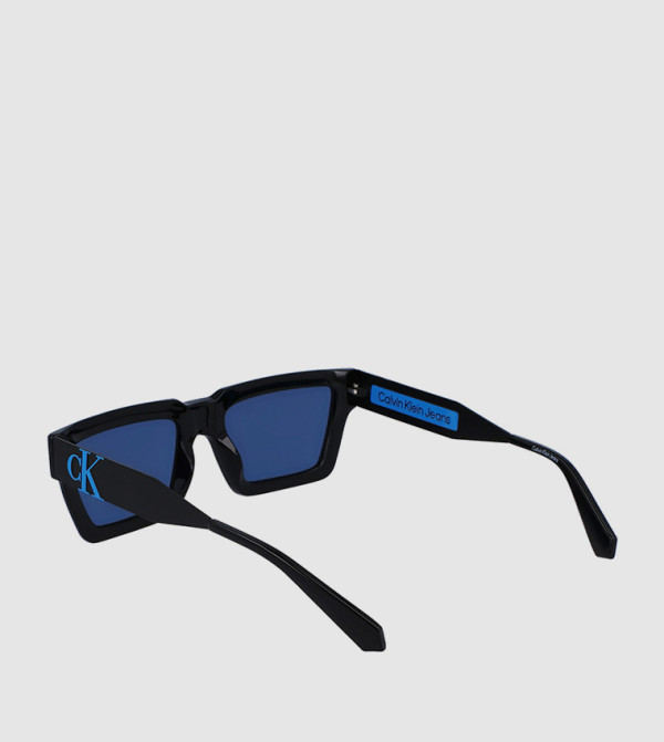 Calvin Klein Jeans Square Sunglasses - Blue Square Sunglasses
