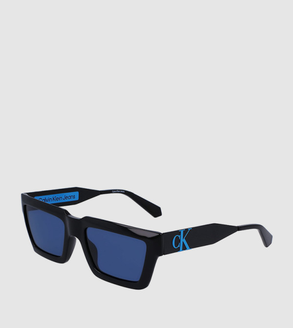 Calvin Klein Jeans Square Sunglasses - Blue Square Sunglasses